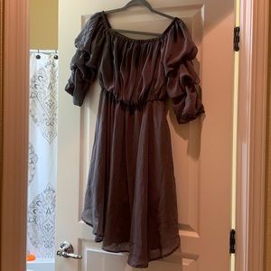 Off shoulder dress, bought it at Nordstrom rack